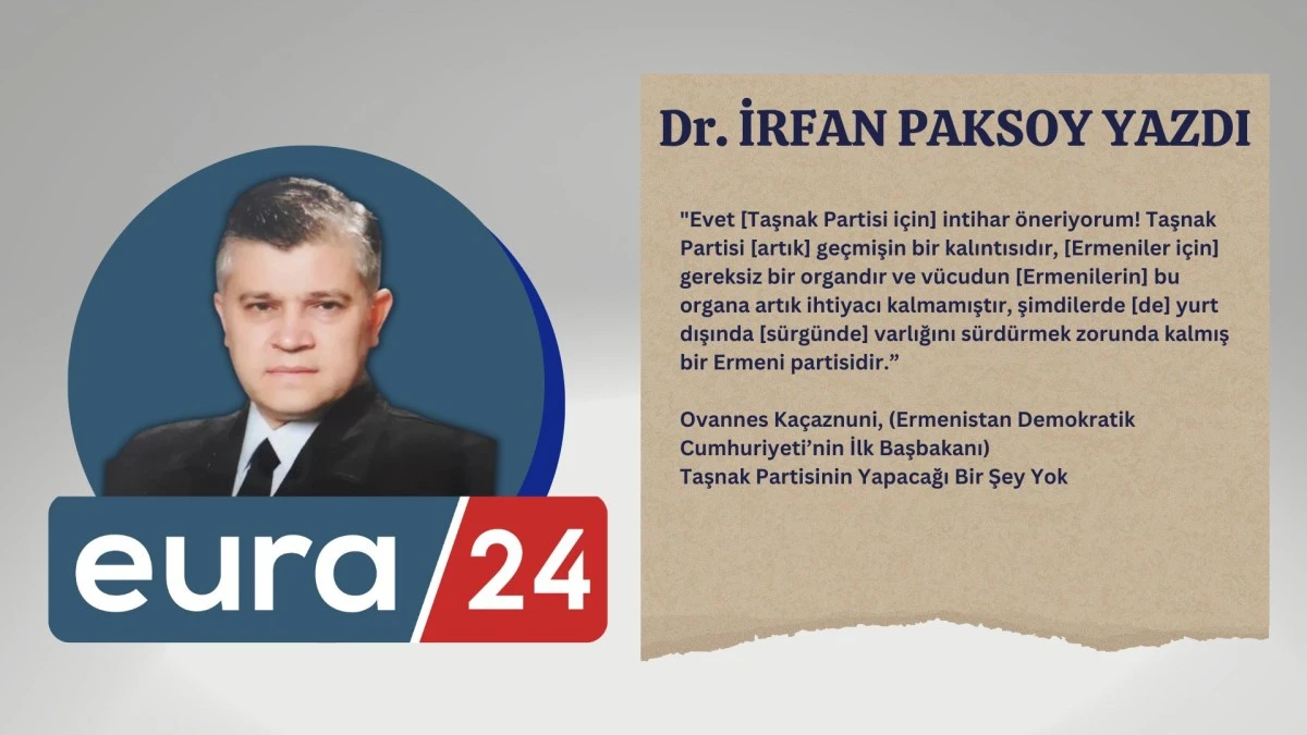 Asılsız Ermeni İddiları-10 (Ermenistan'ın Başbakanından İnanılmaz İtiraz: Taşnak Partisi Barışa Engeldir)
