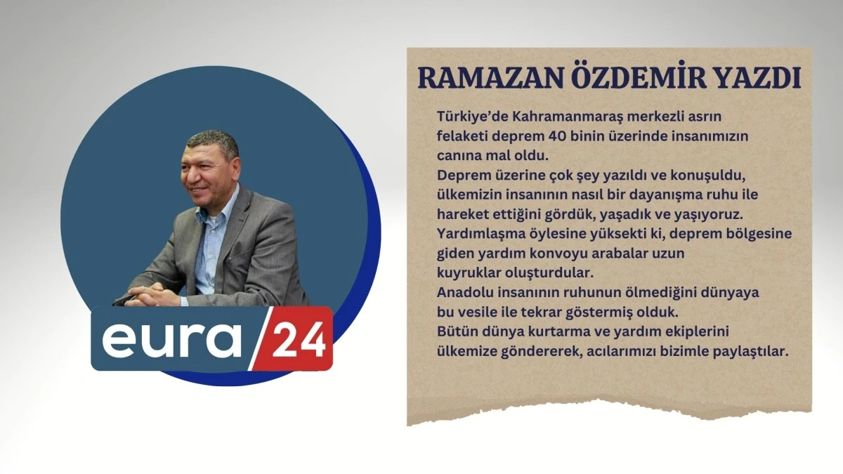 Avrupalı Türkler ve Deprem