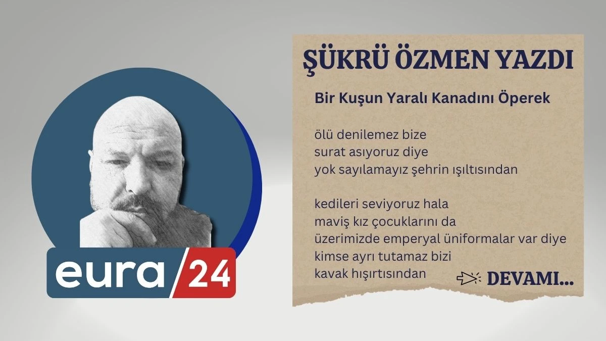 Bir Kuşun Yaralı Kanadını Öperek