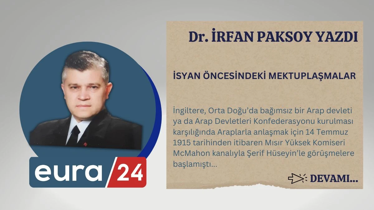 İSYAN ÖNCESİNDEKİ MEKTUPLAŞMALAR
