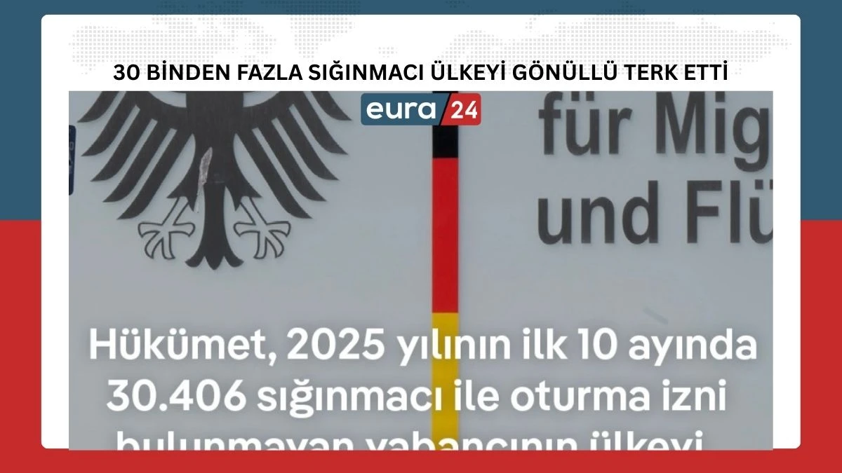 Almanya&rsquo;da 30 Binden Fazla Sığınmacı &Uuml;lkeyi G&ouml;n&uuml;ll&uuml; Terk Etti