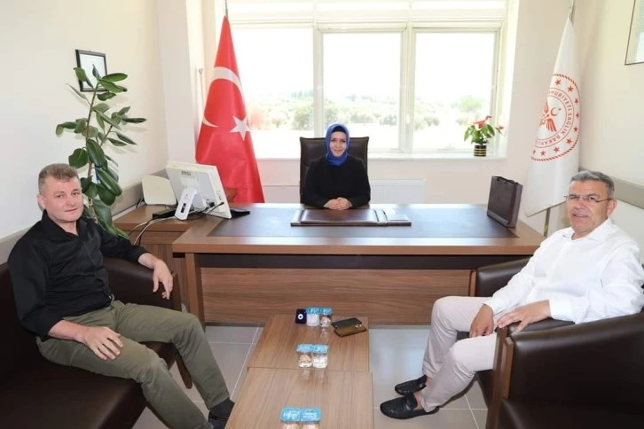 Başkan Güler, yeni başhekim ile görüştü
