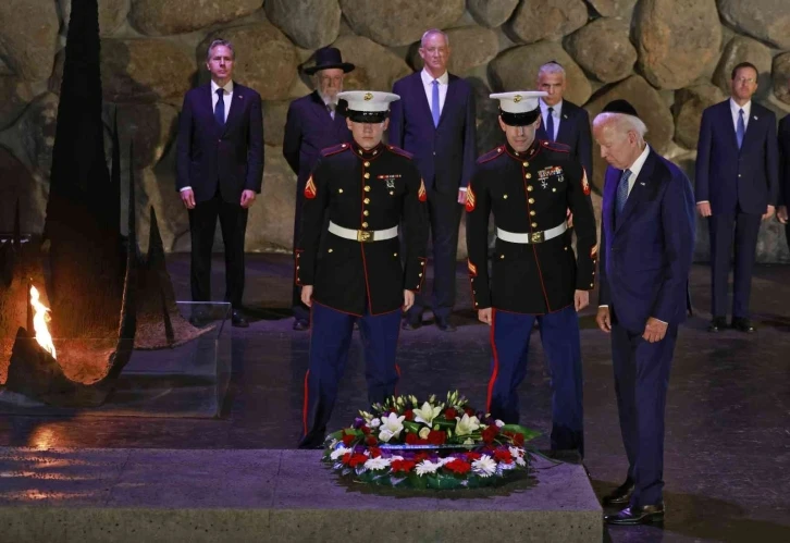 Biden, Yad Vashem Soykırım Anıtı’nı ziyaret etti
