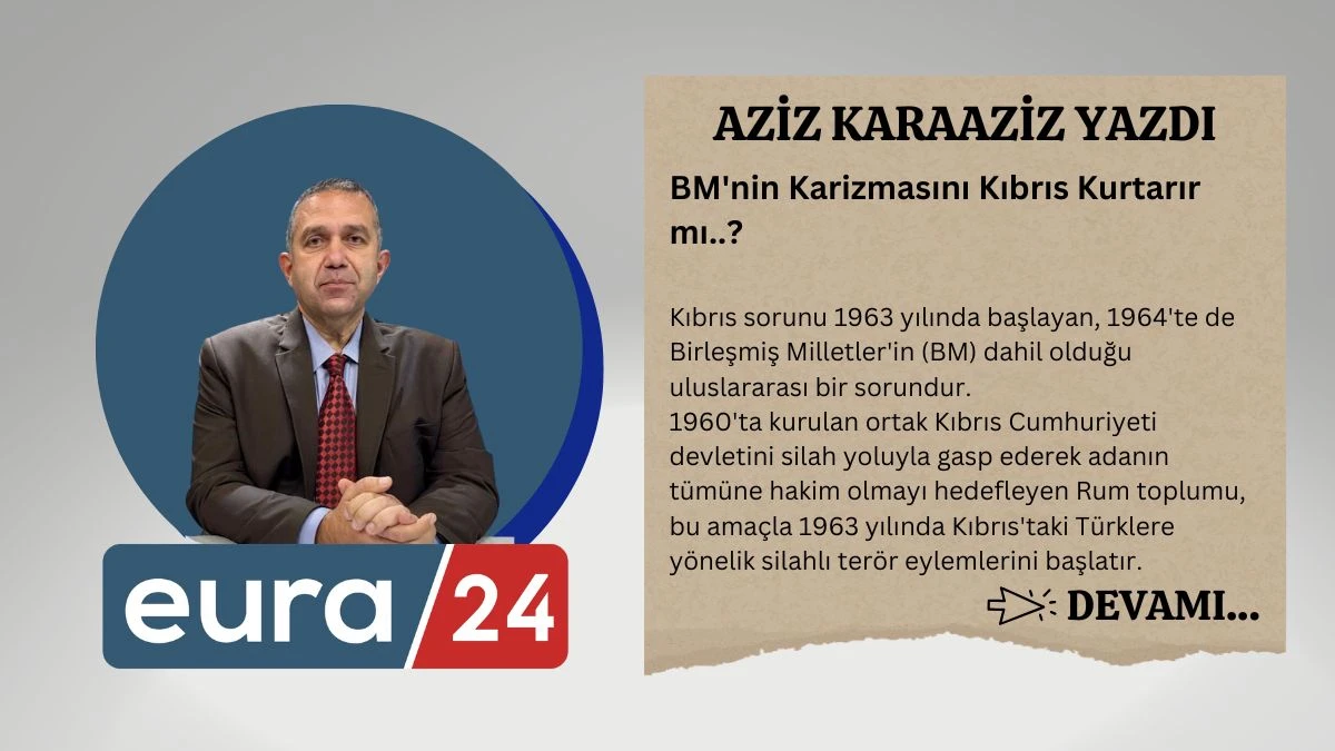 BM'nin Karizmasını Kıbrıs Kurtarır mı..?