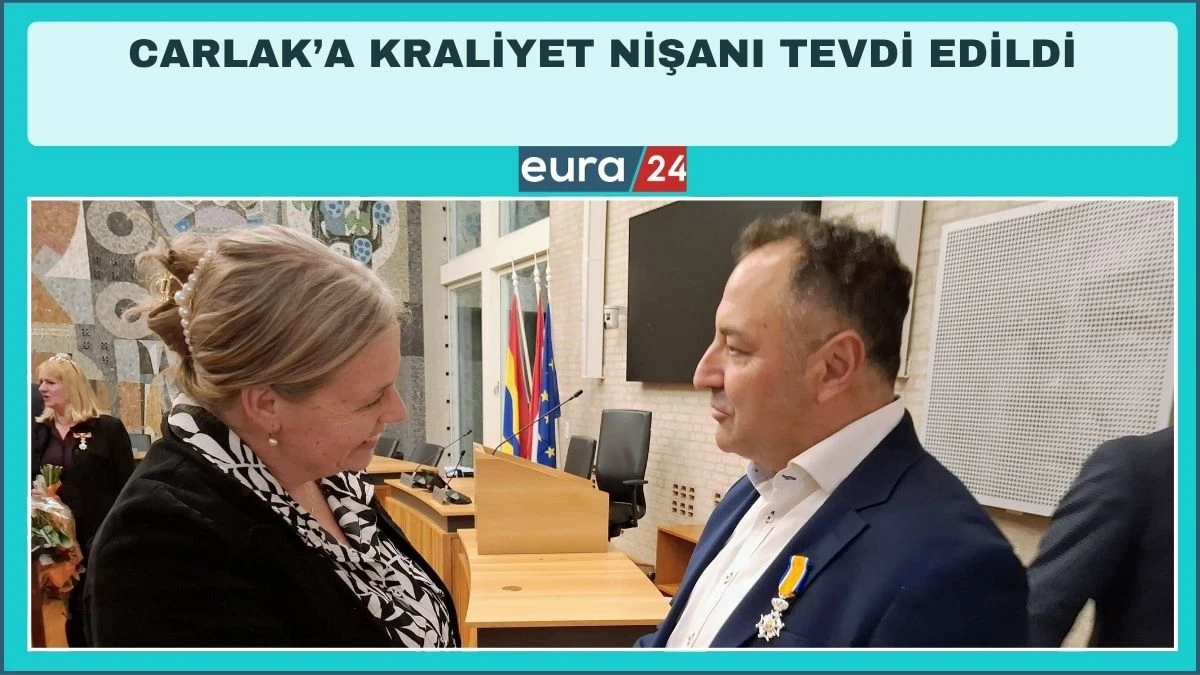Burhanettin Carlak&rsquo;a Kraliyet Nişanı Tevdi  Edildi 