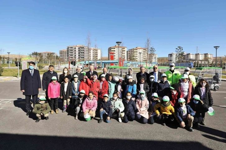 Çocuk Hakları Alt Komisyonu üyeleri trafik parkında inceleme yaptı
