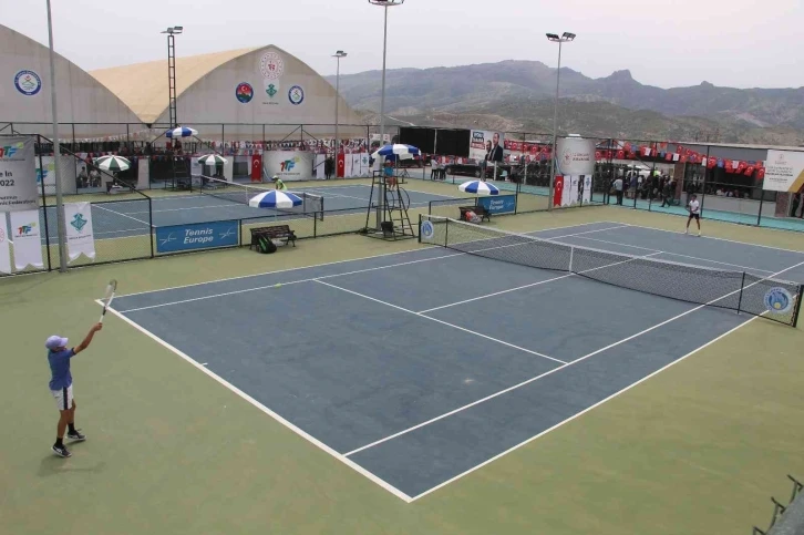 Cudi Cup Uluslararası Tenis Turnuvası tamamlandı
