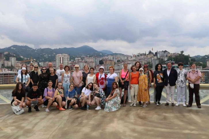 ERASMUS projesiyle Rize’ye gelen yabancı öğrenciler Karadeniz’i keşfediyor
