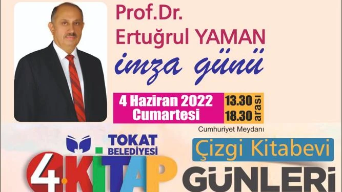 Eura24 Yazarı Prof.Dr.Ertuğrul YAMAN 'dan İmza günü