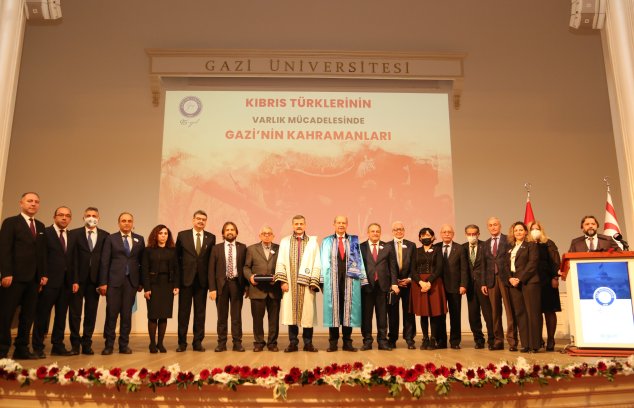 Gazi Üniveristesinde  “Kıbrıs Türklerinin Varlık Mücadelesinde Gazi’nin Kahramanları” Adlı Anma Programı Düzenlendi