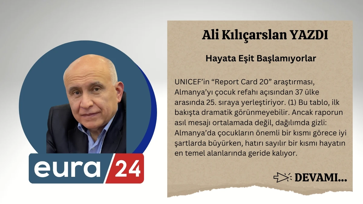 Hayata Eşit Başlamıyorlar