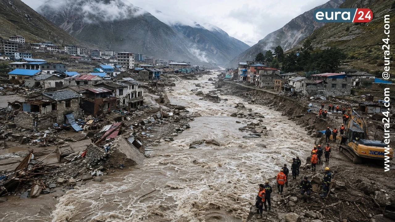 Himalayalar&rsquo;da Sel Felaketi: Y&uuml;zlerce Kişi Kayıp