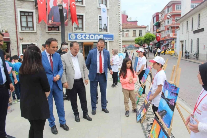 İnebolu’da öğrenciler, resimleri ile beğeni topladı
