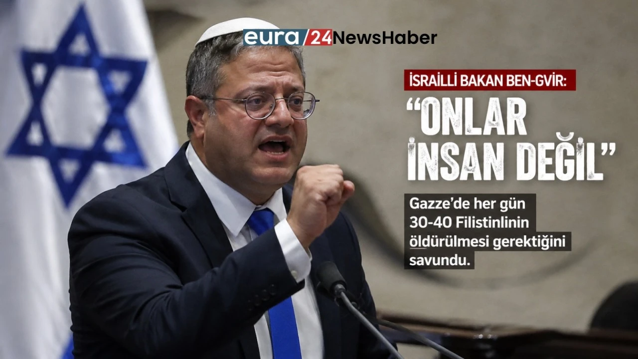İsrailli Bakan Ben-Gvir&rsquo;den Gazze&rsquo;deki Filistinlilere Y&ouml;nelik İnsanlık Dışı A&ccedil;ıklamalar