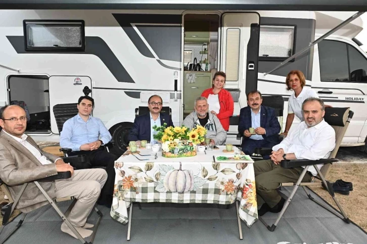 Kamp ve karavan tutkunları Bursa’da buluştu
