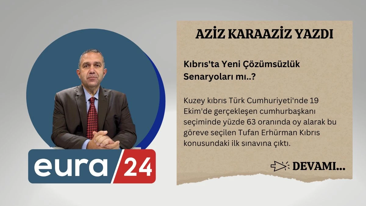 Kıbrıs'ta Yeni Çözümsüzlük Senaryoları mı..?