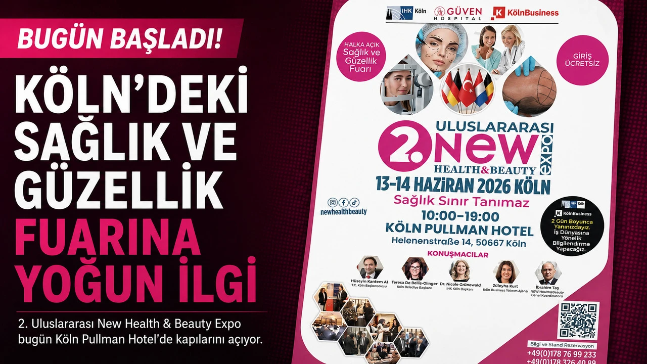K&Ouml;LN&rsquo;deki Sağlık ve G&uuml;zellik Fuarına Yoğun İlgi