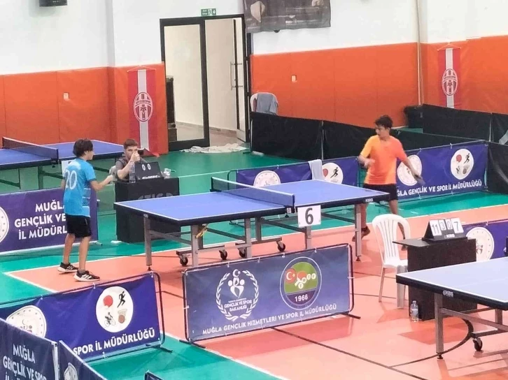 Köyceğiz’de 30 Ağustos Zafer Kupası Masa Tenisi Turnuvası yapıldı
