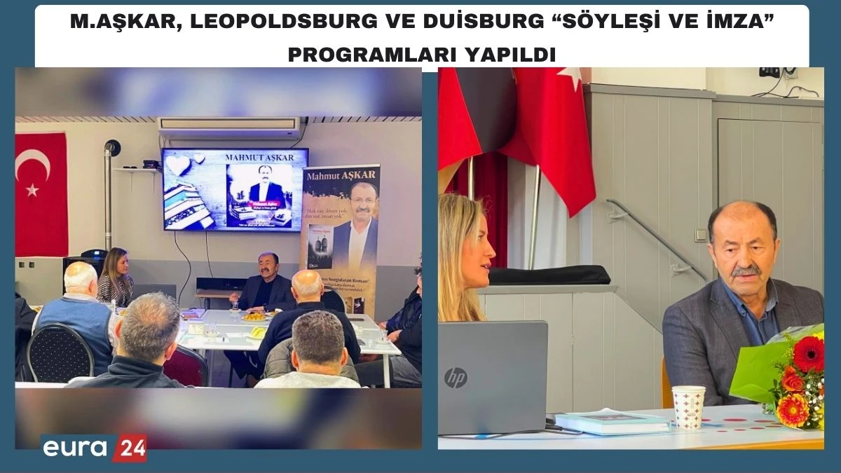 Mahmut Aşkar İle &ldquo;Yetimin İsyanı&rdquo; S&ouml;yleşi ve İmza Etkinlikleri Devam Ediyor.