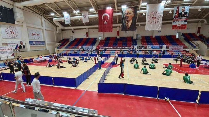 Oturarak Voleybol 1. Ligi 2. etap müsabakaları Karabük’te başladı