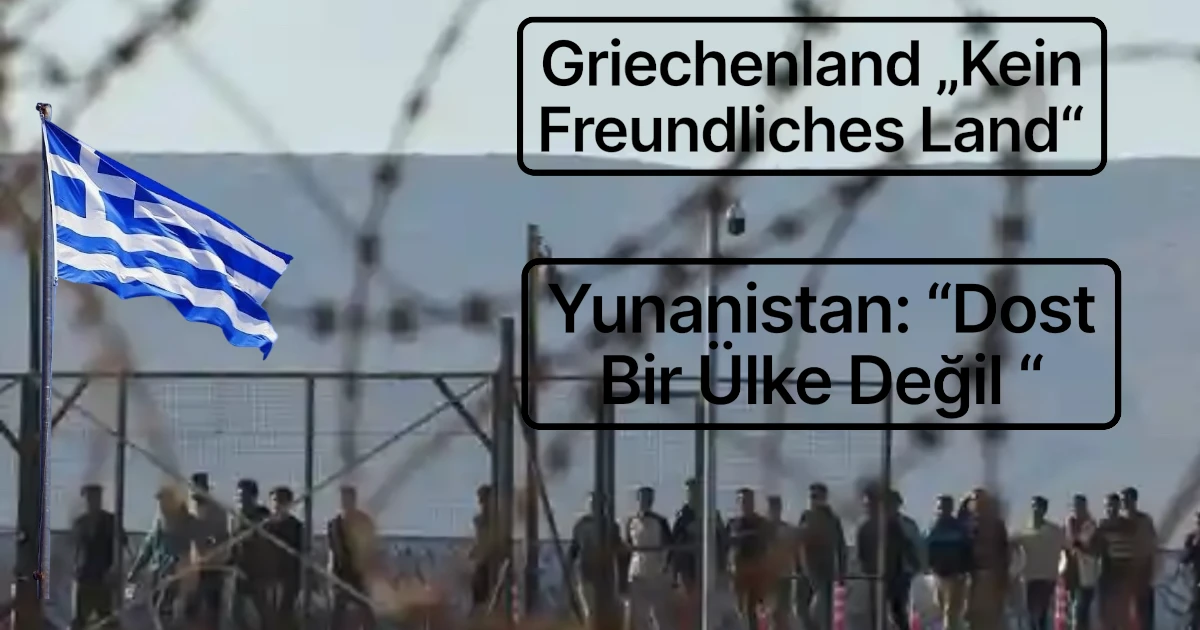 Sığınmacılara Göre Yunanistan: Dost Bir Ülke Değil!