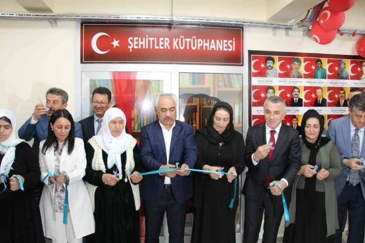 Şırnak’ta 19 şehit adına “Şehitler Kütüphanesi” açıldı
