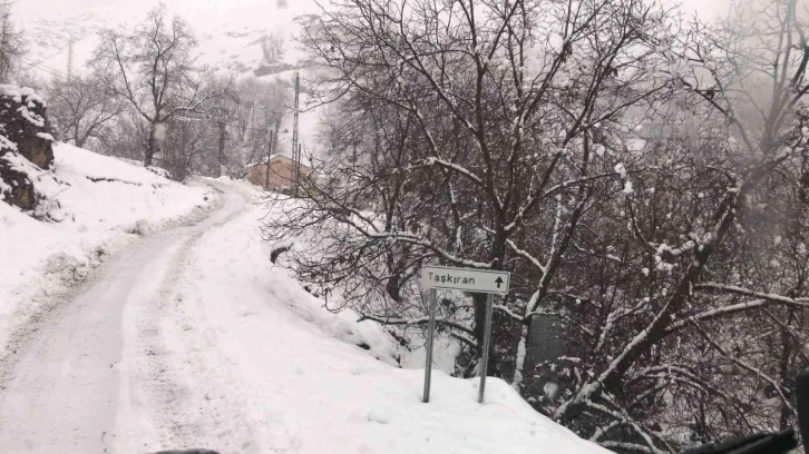 Şırnak’ta karla mücadele devam ederken, kapanan köy yolları bir bir açılıyor
