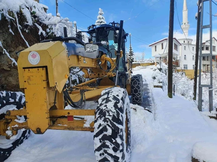 Trabzon’da karla mücadele
