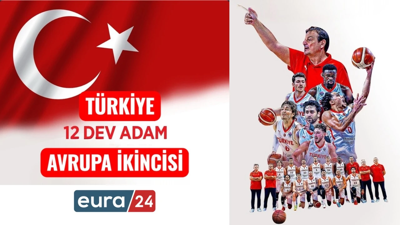 Türkiye Basketbolda Avrupa İkincisi