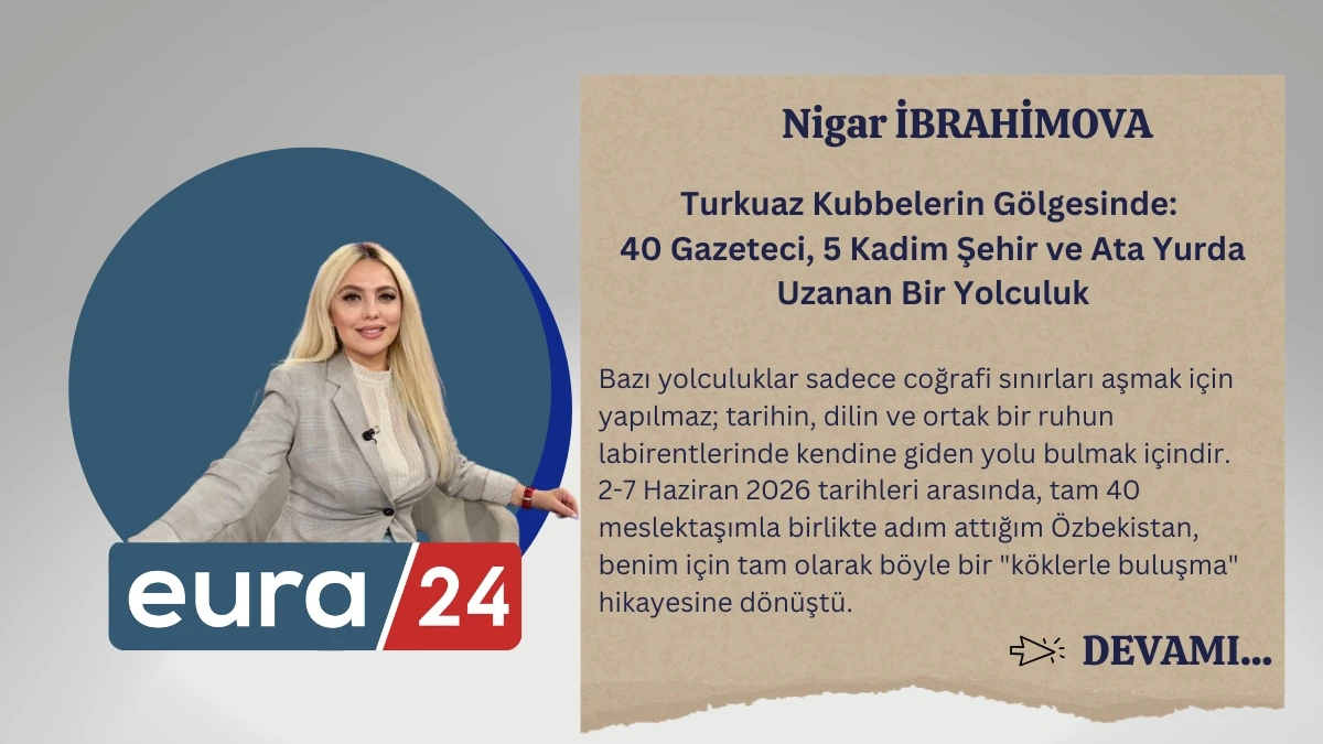 Turkuaz Kubbelerin G&ouml;lgesinde: 40 Gazeteci, 5 Kadim Şehir ve Ata Yurda Uzanan Bir Yolculuk
