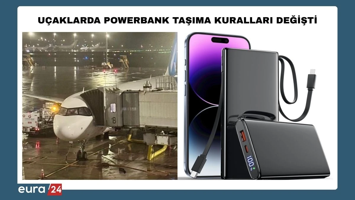 U&ccedil;aklarda Powerbank Taşıma Kuralları Değişti