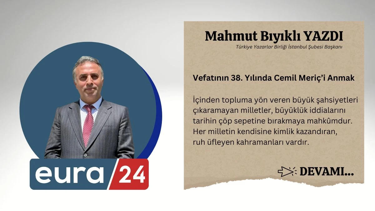 Vefatının 38. Yılında Cemil Meriç’i Anmak