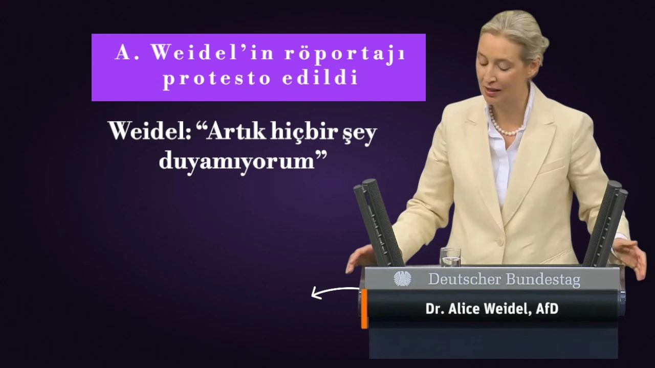 Weidel: “Artık hiçbir şey duyamıyorum”