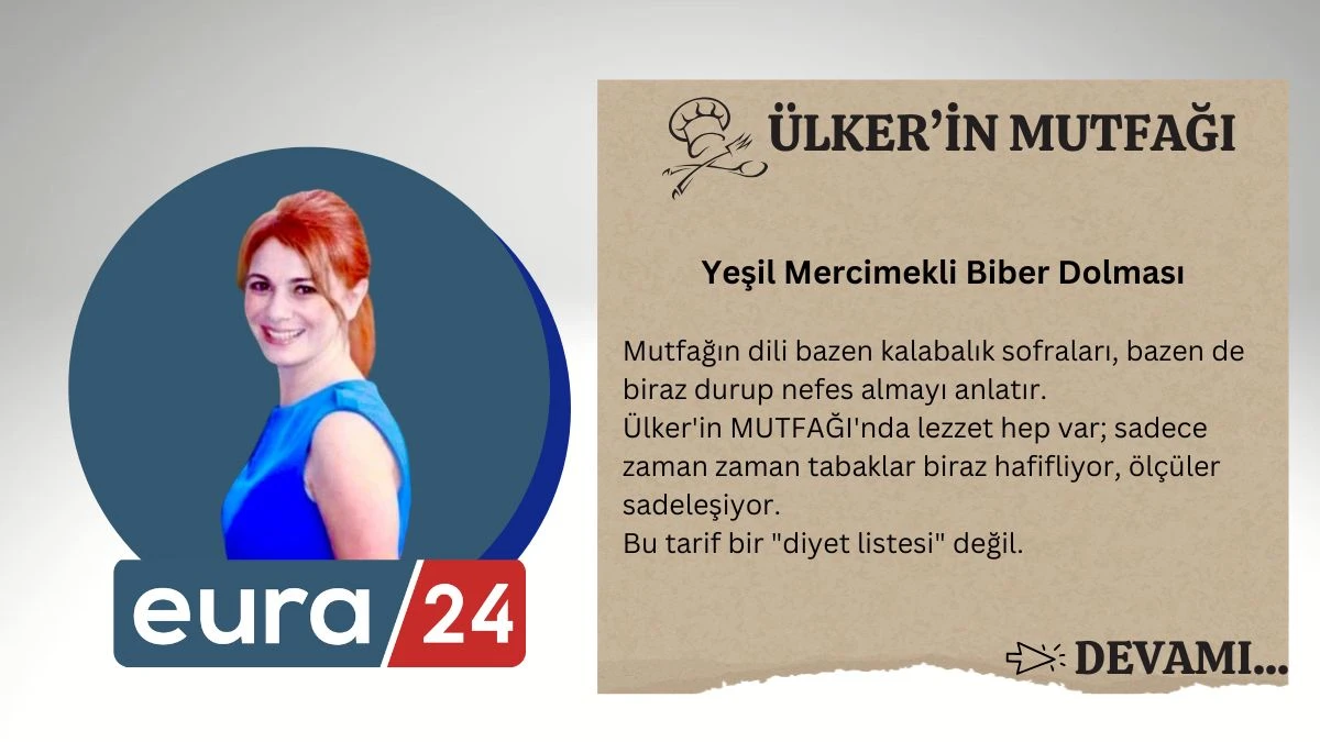 Yeşil Mercimekli Biber Dolması