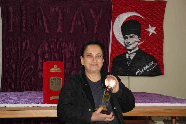 Yorgan ustası Nahya Güzelyurt "Yaşayan İnsan Hazineleri" ödülüne layık görüldü
