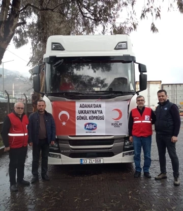 Adana’dan Ukrayna’ya ilk yardım tırı yola çıktı
