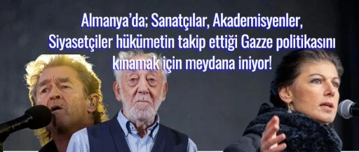 Almanya’nın Gazze Sesizliği Meydanlarda Protesto Edilecek!