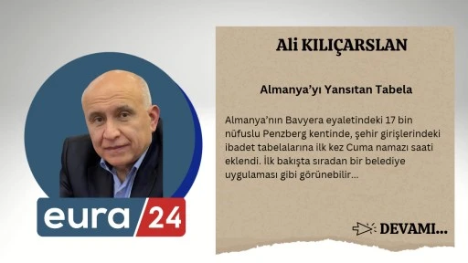 Almanya&rsquo;yı Yansıtan Tabela