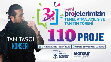 Ankara’da 110 proje açıklanacak
