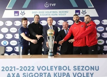 AXA Sigorta Kupa Voley erkekler final etabı basın toplantısı gerçekleşti
