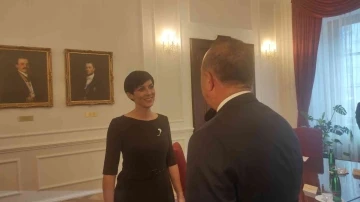 Bakan Çavuşoğlu, Çekya Temsilciler Meclisi Başkanı Adamova ile görüştü
