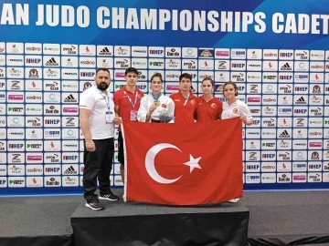 Büyükşehir Belediyesporlu judocu Sinem Oruç Avrupa Şampiyonu
