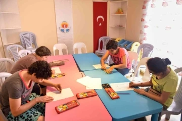 Büyükşehir Engelli Çocuk Mola Evi’nde yaz atölyeleri başladı
