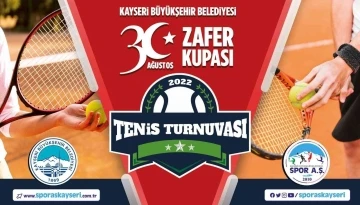 Büyükşehir Spor A.Ş.’den 30 Ağustos Zafer Kupası Tenis Turnuvası
