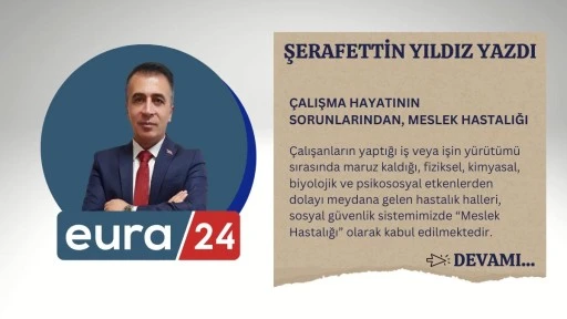 Çalışma Hayatının Sorunlarından, Meslek Hastalığı