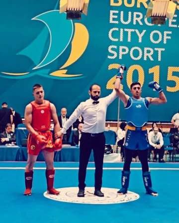 Cizreli milli sporcu Baran Çelik, wushuda Avrupa Şampiyonu oldu
