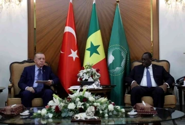 Cumhurbaşkanı Erdoğan, Senegal Cumhurbaşkanı Sall ile görüştü