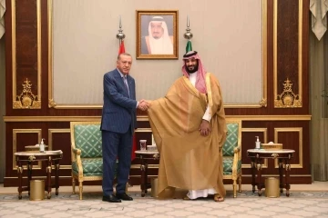 Cumhurbaşkanı Erdoğan, Suudi Arabistan Veliaht Prensi Selman’la görüştü
