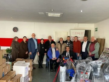 DMW  ve Caliskan Pflege´den  Depremzedeler icin  Yardım Seferberliği