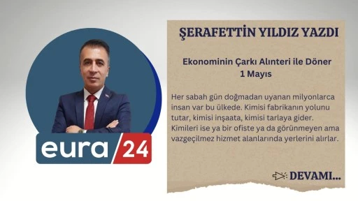 Ekonominin &Ccedil;arkı Alınteri ile D&ouml;ner -1 Mayıs